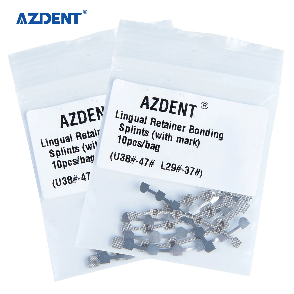 Entrega rápida Azdent 10pcs/Pack Orthodotic retenedor Lingual 10pcs/paq.