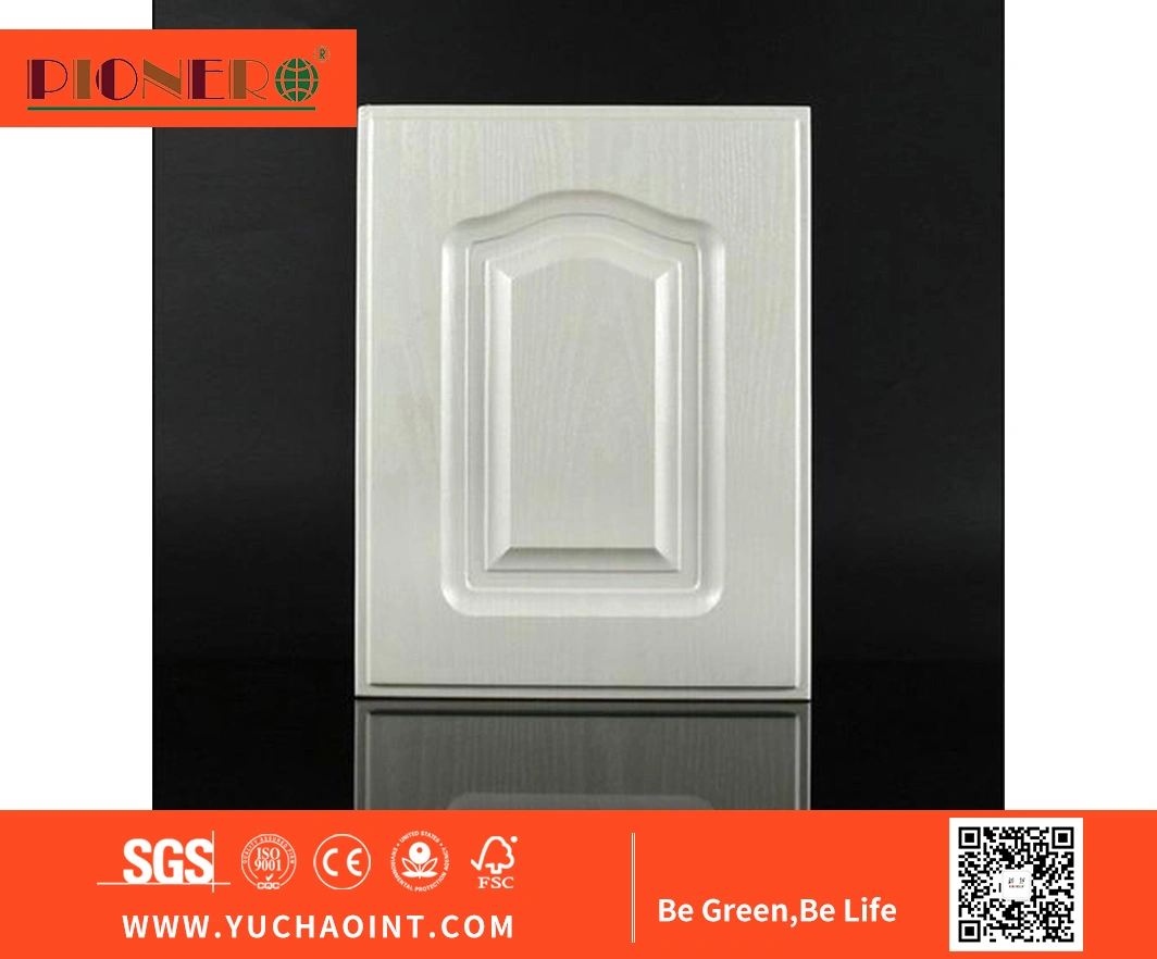 Best Price Furniture Wooden Kitchen Cabinet Glass Door/PVC Vacuum Door