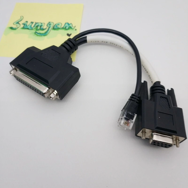 Customzied D-SUB Cable 9pin to 25pin Female &Rj11 (6P4C) Connector Data Cable