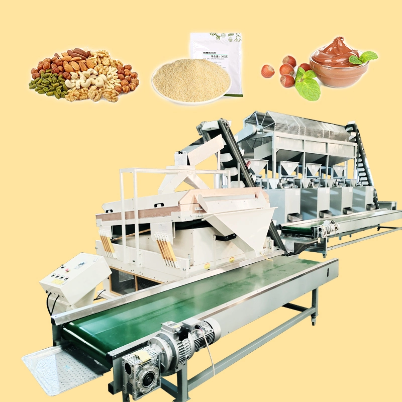 TCA High Quality Pistachio Nuts Other Nuts Hulling and Drying Processing Line Making Machines