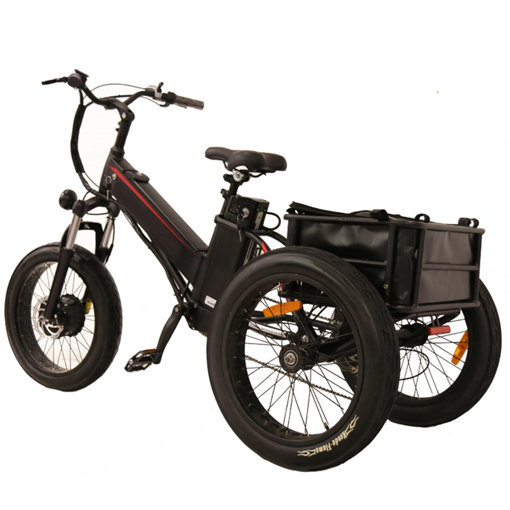 60V 2kw Kavaki Fat cabine Tricycle à moteur CC sans balai électrique 72V