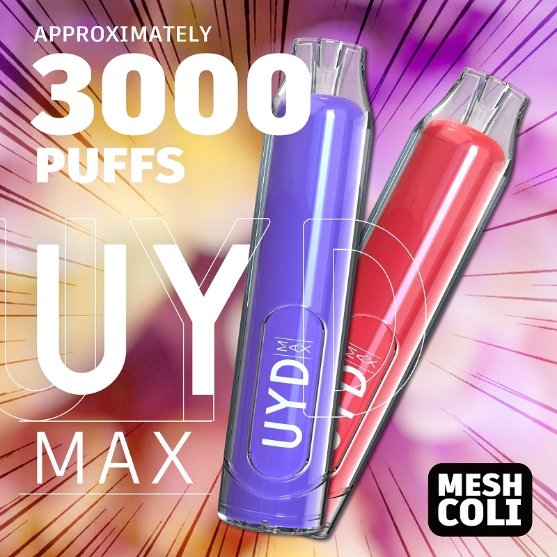 3500 bouffées je Vape stylo jetable Best-Selling obtenir 550mAh Batterie de la cigarette électronique jetable Gadget Uyd Max