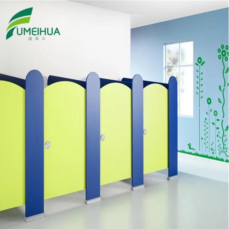 Forte des cabines de toilette pour les enfants de maternelle HPL urinoir Partition