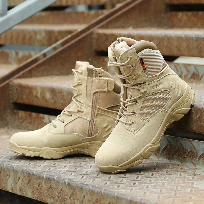 Military Boots Tactical Desert High-Top Combat Outdoor Hiking Wholesale/Supplier Boots