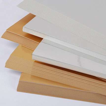 Wholesale/Supplier 285GSM Gold and Silver Cardboard for Packaging Paper Business Card Printing