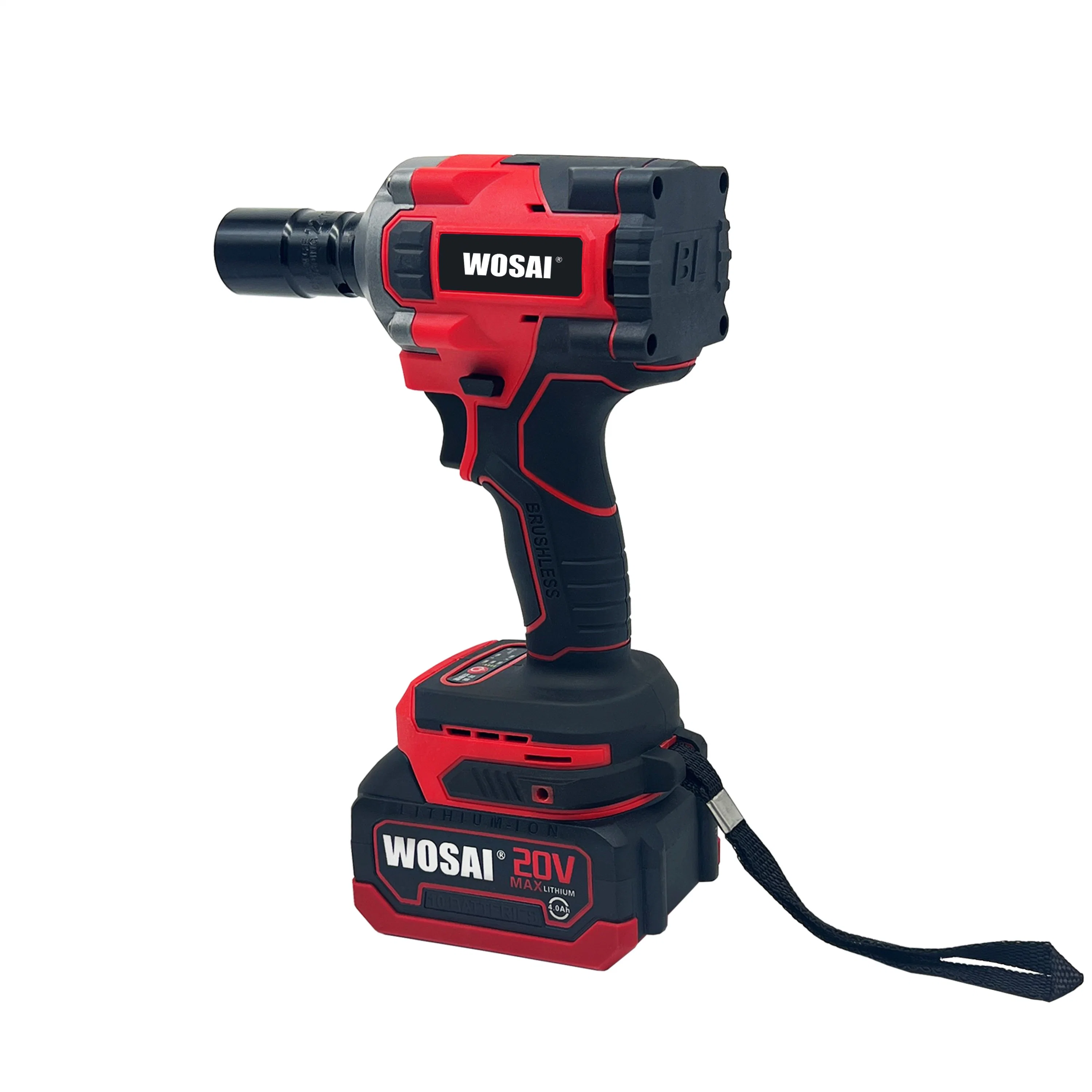 Wosai Industrial Multi-Functional 550nm High Torque 20V Cordless Impact Brushless Wrench