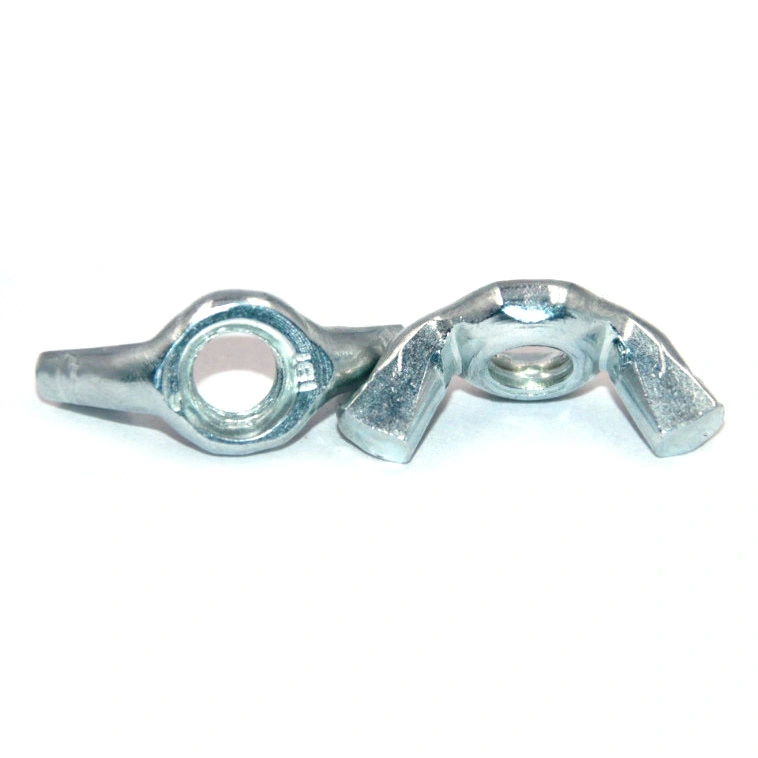 Wholesale/Supplier Supply of Stamped Iron Butterfly Nut Butterfly Nut Ingot Nut Plated with White Zinc Q235