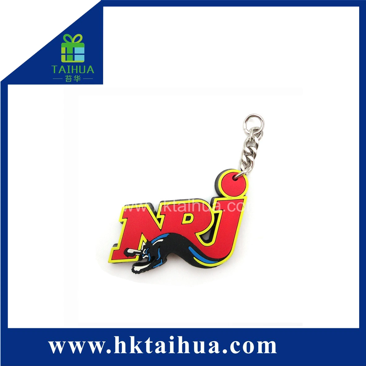 High quality/High cost performance Customized Metal/PVC/Feather Keychain for Sport Federation