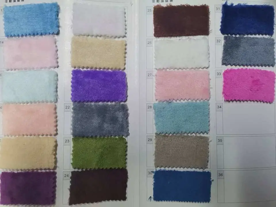 Wholesale/Supplier Super Soft 100%Polyester Pure Color Flannel Fleece Fabric for Blanket Bedding