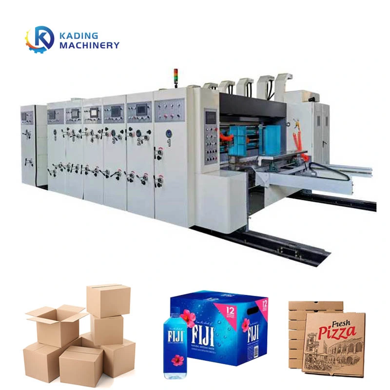 Máquina de impresión de cartón corrugado con PLC Control