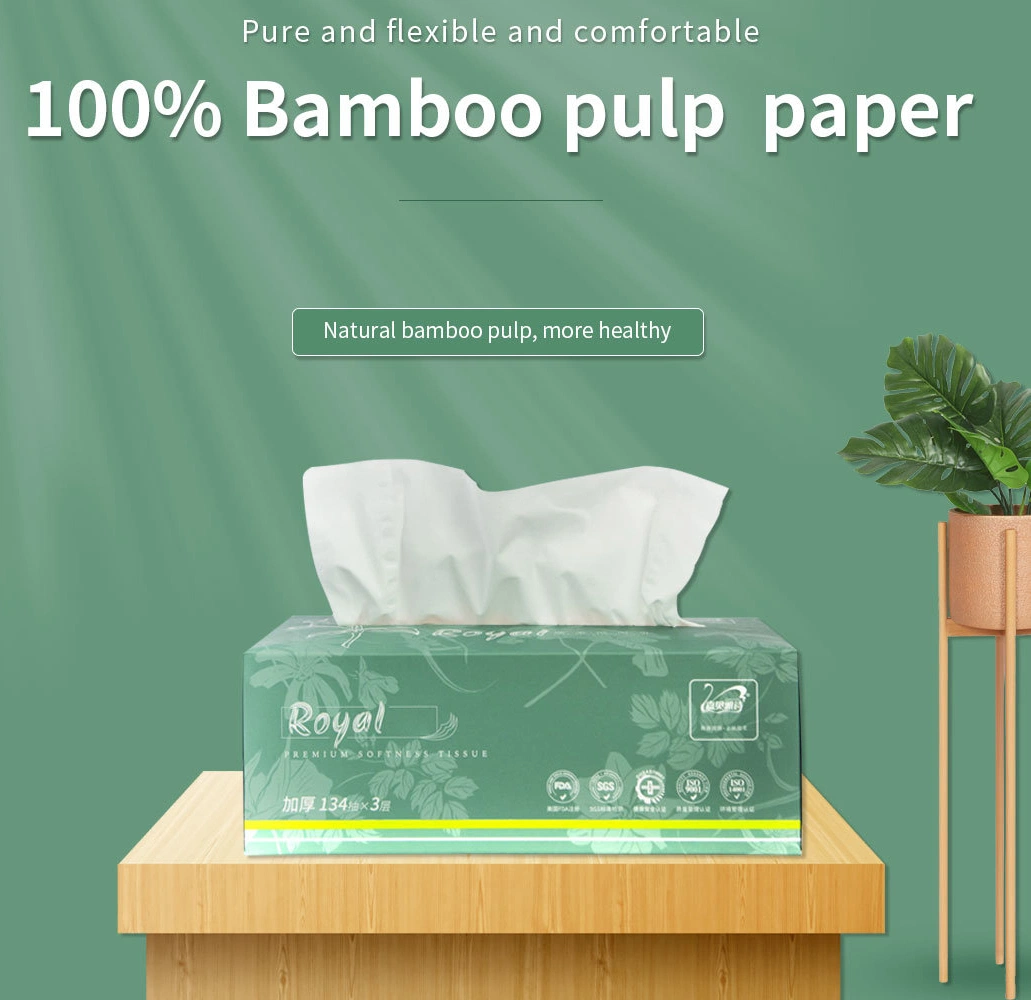 Dual Use I Skin-Friendly I Multi-Use I Portable I a Reliable Bamboo Facial Tissue Paper Great for Use at Home or at The Office.