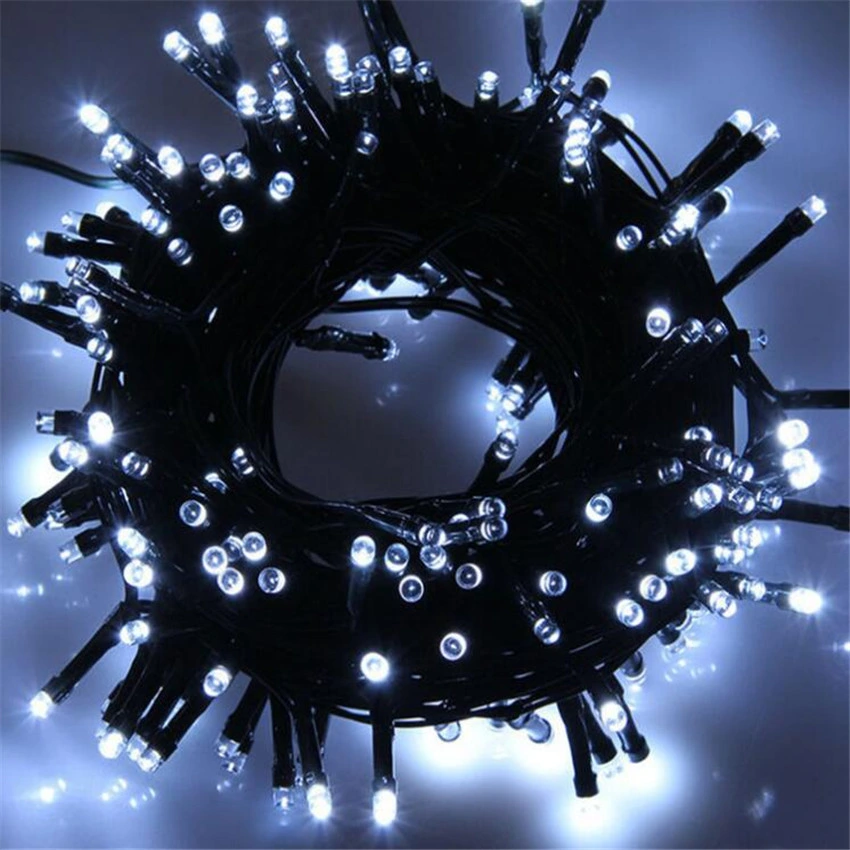 Feu de fête lumineux à LED Décorateur Noël Starry Groupe de Firecracker à LED Léger