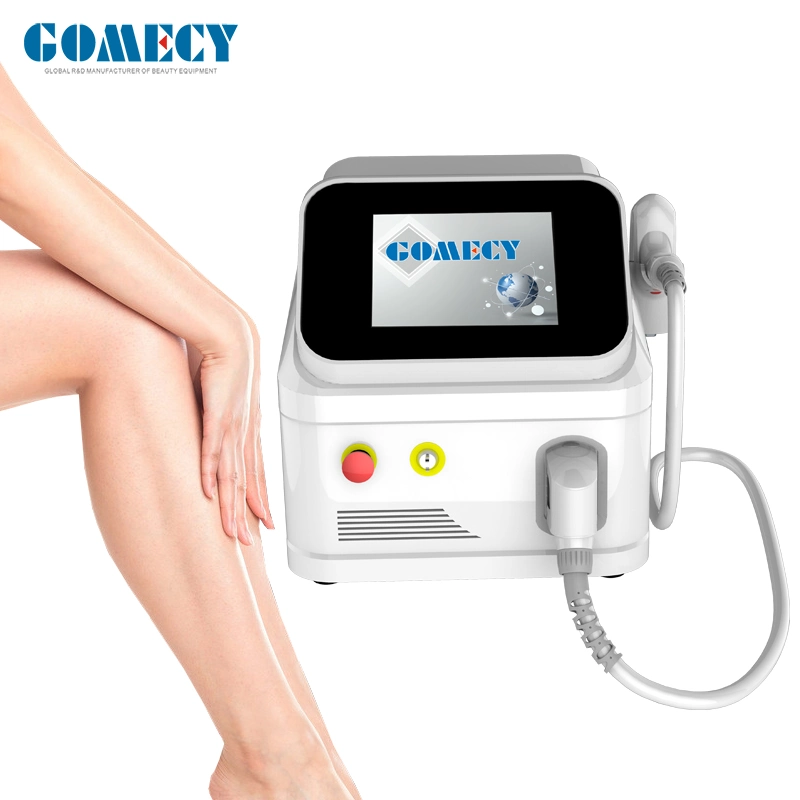 Gomecy Glory Modelo 755nm 1064nm 808nm Diodo láser de eliminación del cabello Depilacion Laser Machine and Handle Precio 808 Diodo Laser Hair Eliminación