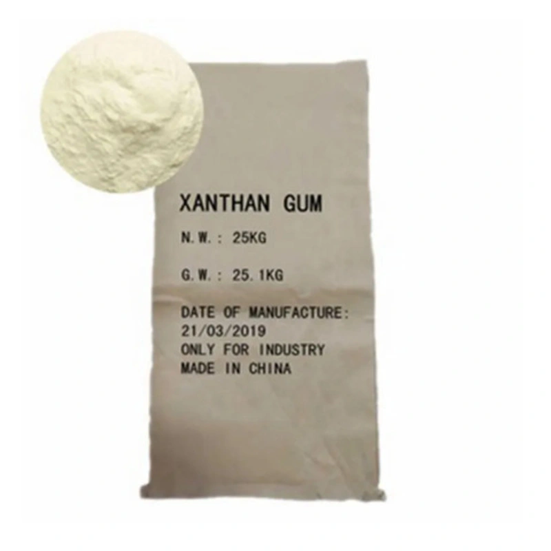 Xanthan Gum Thickener de grado alimentario polvo amarillo Xanthan 80/200 malla Precios