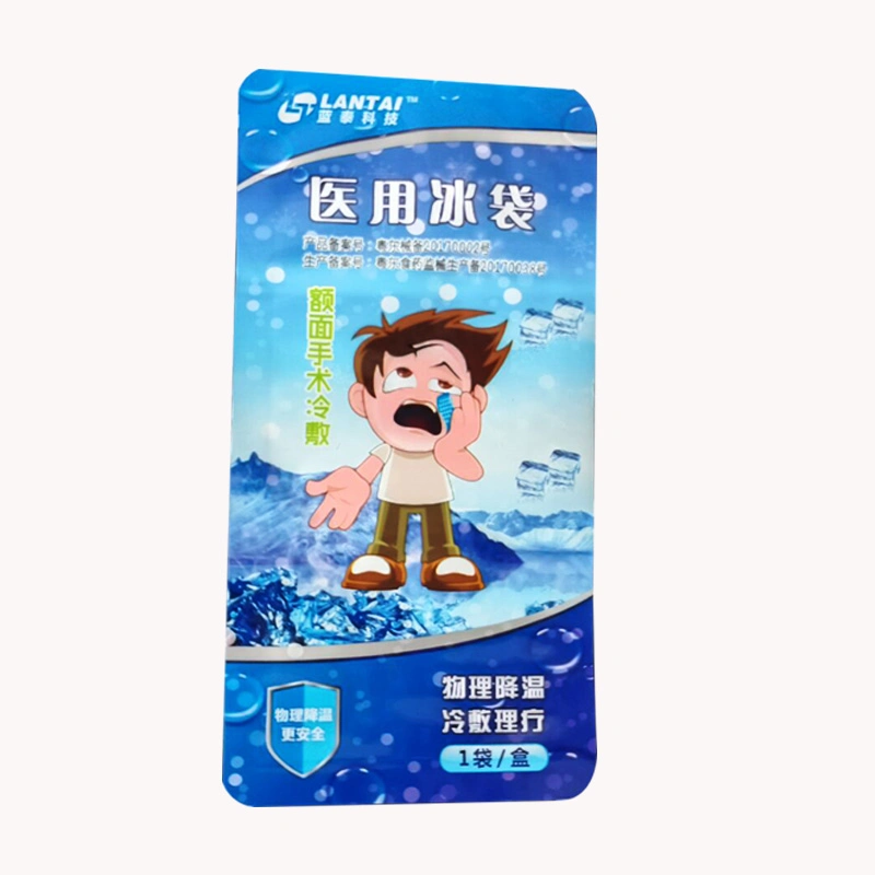 Custom Hydrogel Fever Reducing Cool Patch Ice Cooling Soft Patch for Kids Packaging Bag