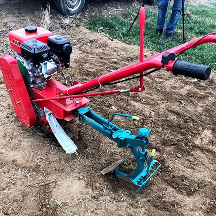 Small Plough Machine Gasoline and Diesel Engine Mini Self Propelled Power Tiller with Best Quality