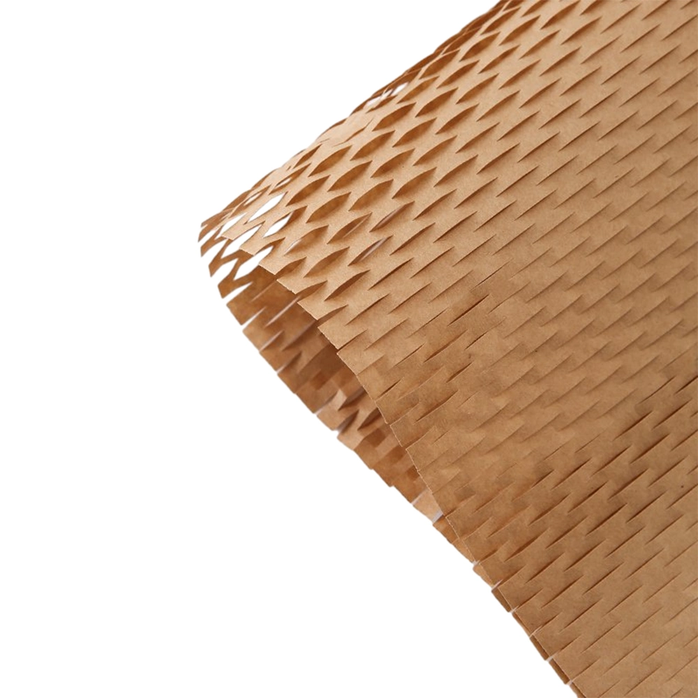 Biodegradable Eco-Friendly Packaging Black Honeycomb Paper Wrap