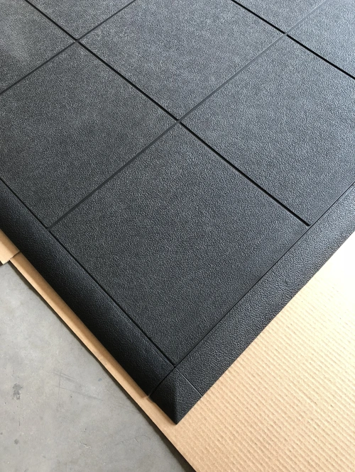 Anti-fatigue Mat avec verrouillage Jigsaw-de-chaussée une salle de gym mat 914x914mm Atelier mat