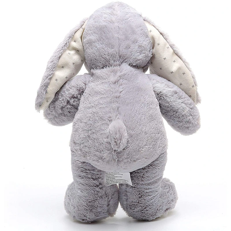 15cm Sitting Long Ears Infant Cuddly Plush Stuffed Animal Bunny Soft Toy for Baby