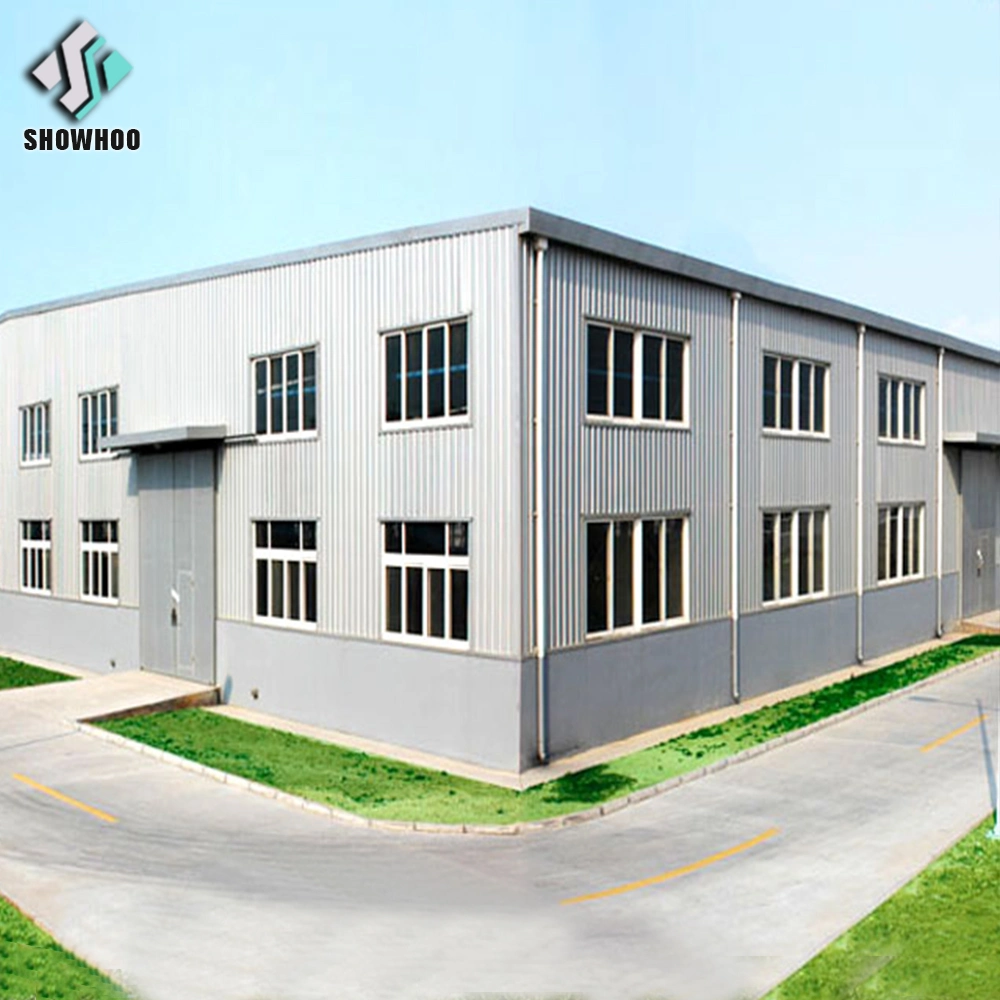 Hot-DIP Galvanized Metal Frame Fabric Building Design Prefabricated Steel Structure Factory Building Warehouse Storage