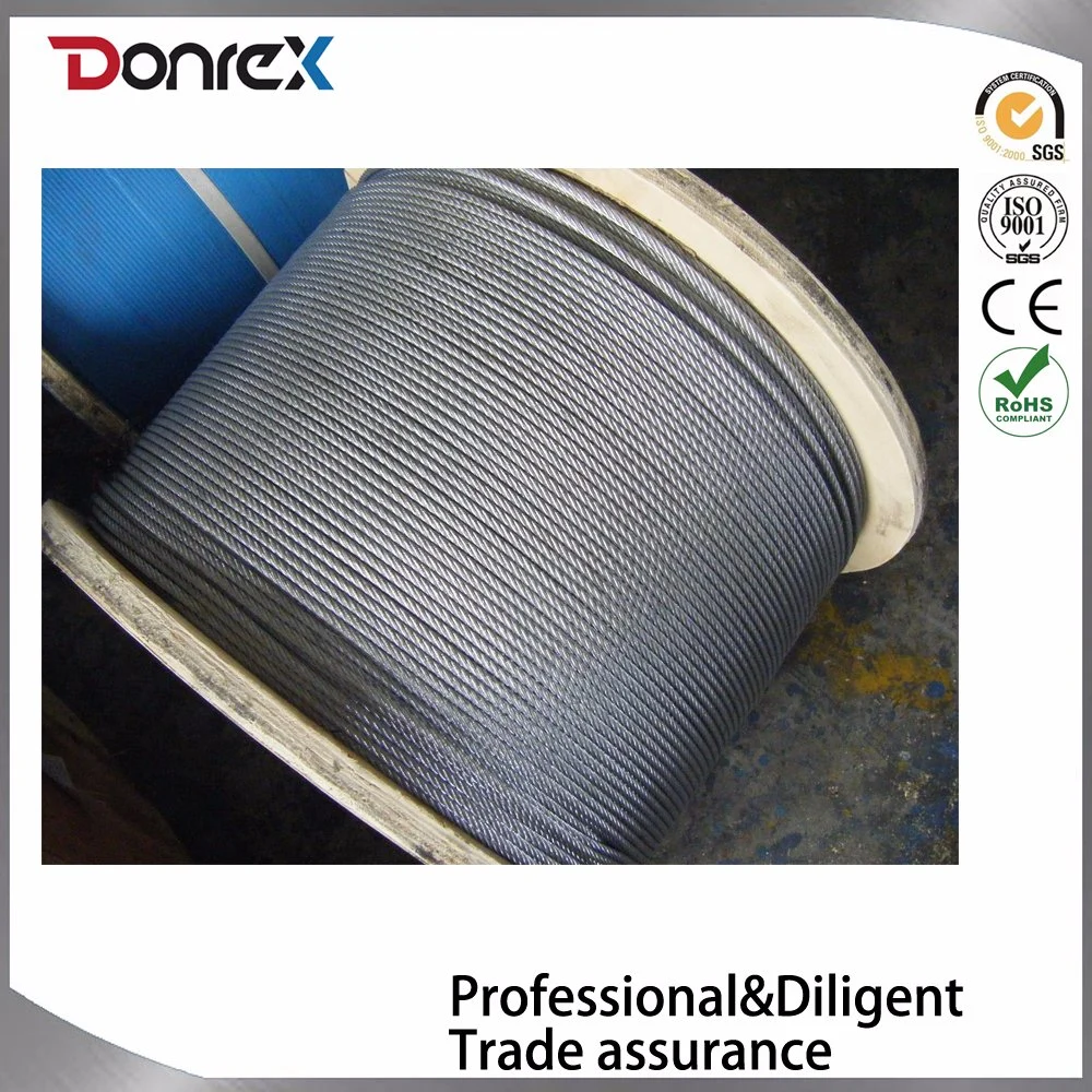 Reel Packaged Galvanized Steel Wire Rope for Lifting