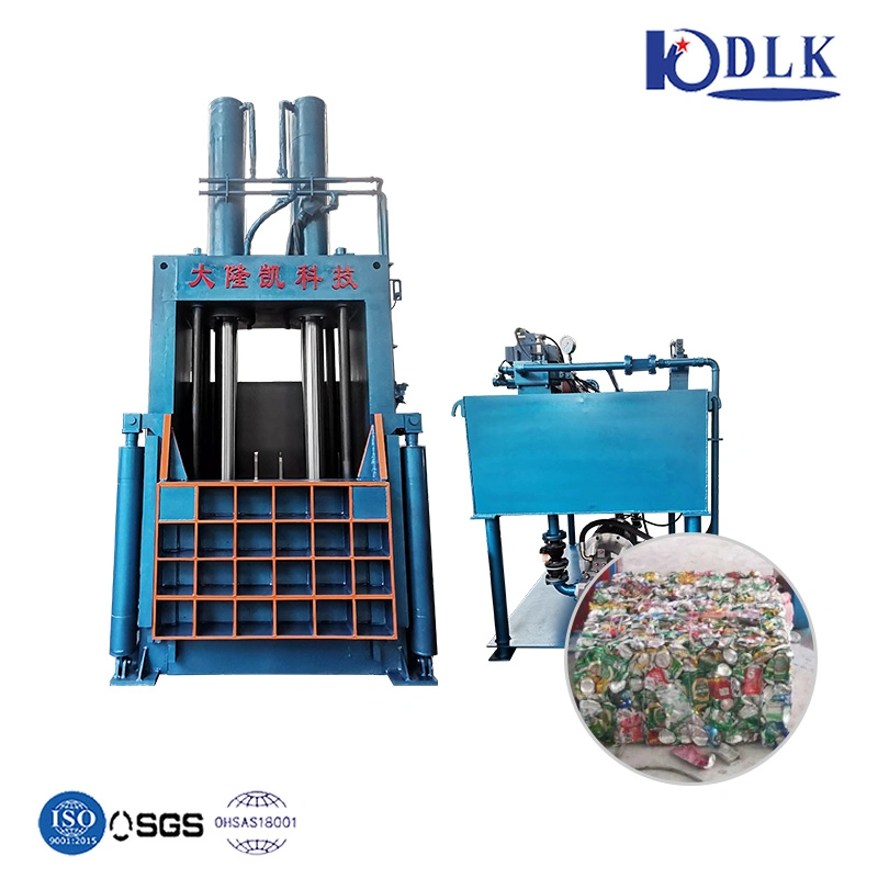 Monthly Deals Hydraulic Vertical Scrap Baler Waste Plastic Paper Press Baling Machine Basic Customization