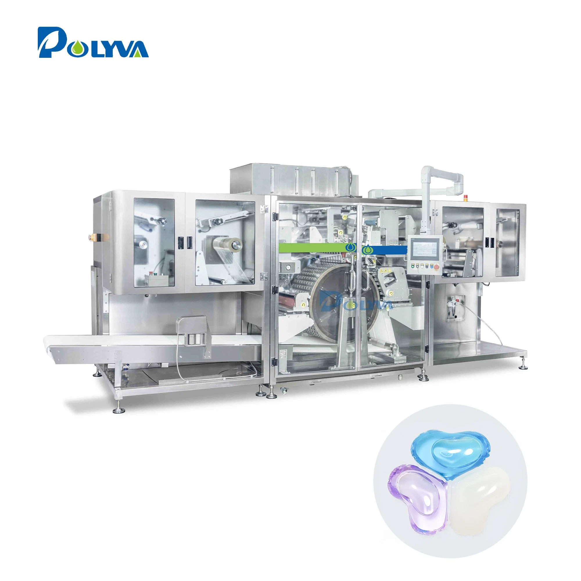 Laundry Capsule Forming Packing Machine Water Soluble PVA Film Laundry Detergent Pods Washing Capsules Form Fill Seal Machine