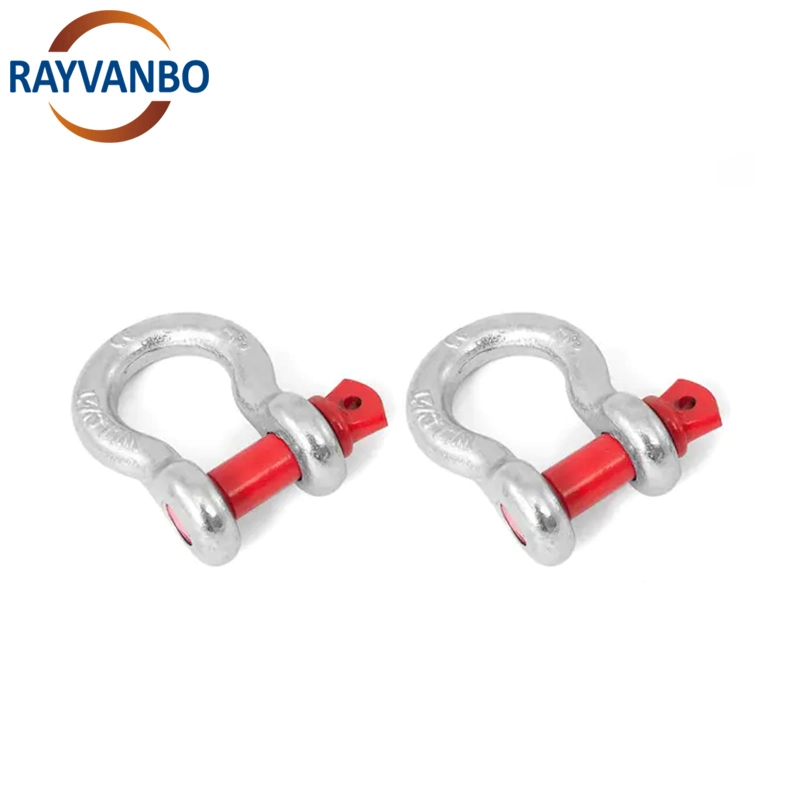 Acero inoxidable Mini D Shackle arco en forma de 3mm Plata Color Grado marino