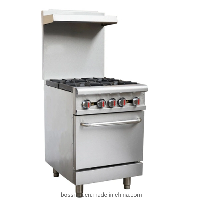 6 equipamento de cozinha queimadores de Fabricante de Equipamento de catering a gama de cozinha fogão a gás a gama de gases com gases com efeito de estufa