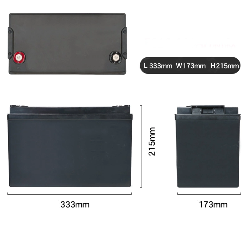 OEM 12V 100Ah Lithium-Ionen-Akku LiFePO4, wiederaufladbar 100Ah 200Ah 300ah Li-Ionen-Speicher