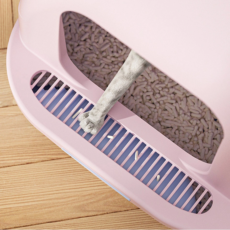 Big Plastic Cat Litter Box & Accessories