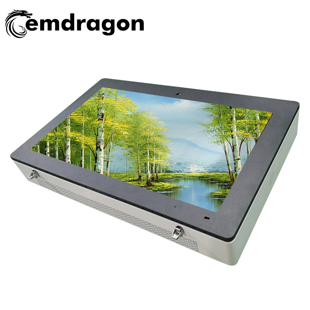 Écran horizontal Air-Cooled Wall Hanging Publicité de plein air Machine-1 55 inch affichage publicitaire grand écran LCD tactile LCD LED Moniteur à écran tactile