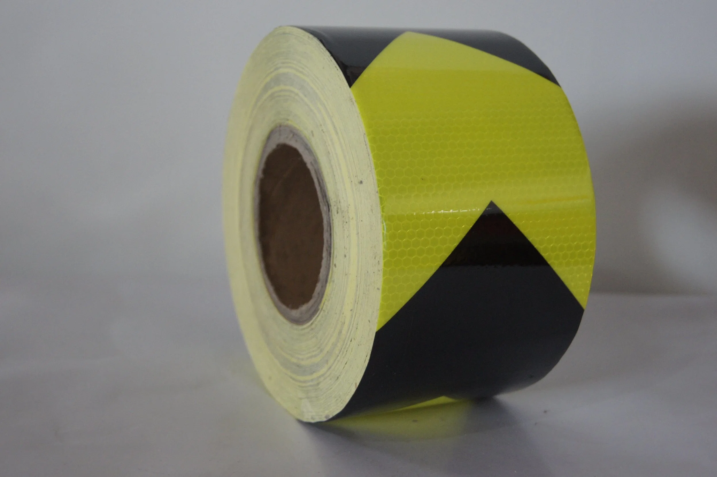 Fluorescent Green Black Arrow Reflective Tape