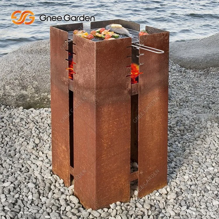 Creative Corten Steel BBQ Design Outdoor