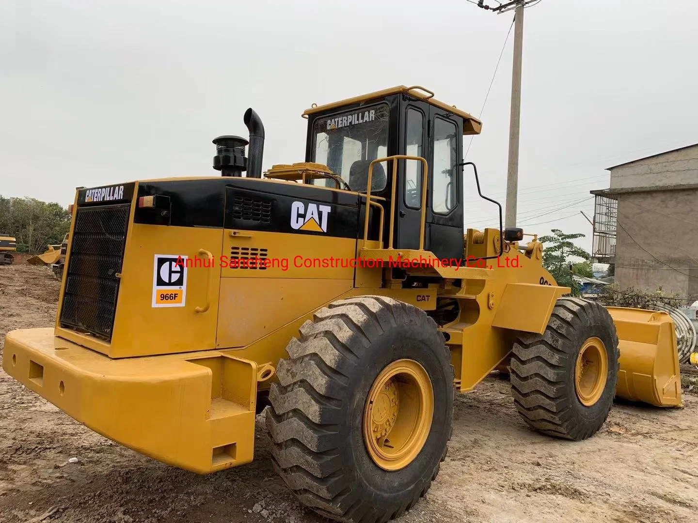 Secondhand Construction Machinery Front Loader 966f Caterpillar Wheel Loader