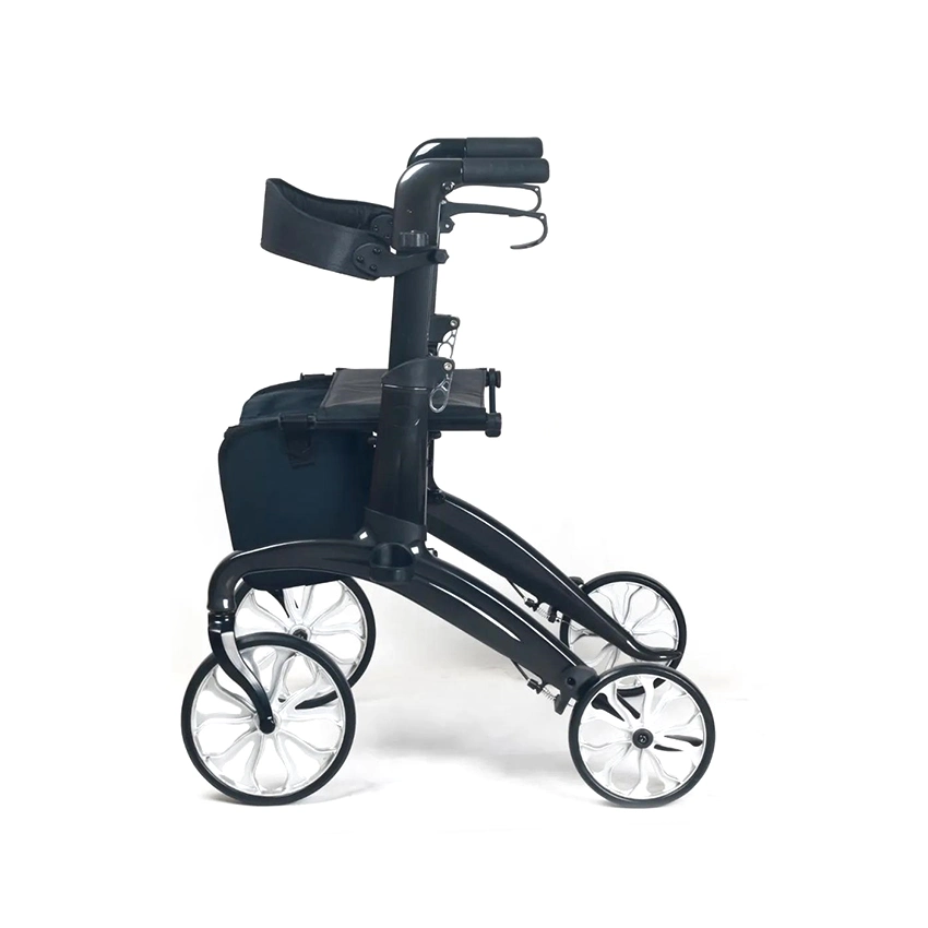 Walking Aids Foldable Aluminium Zimmer Frame Aluminum Alloy Frame Rollator Walker