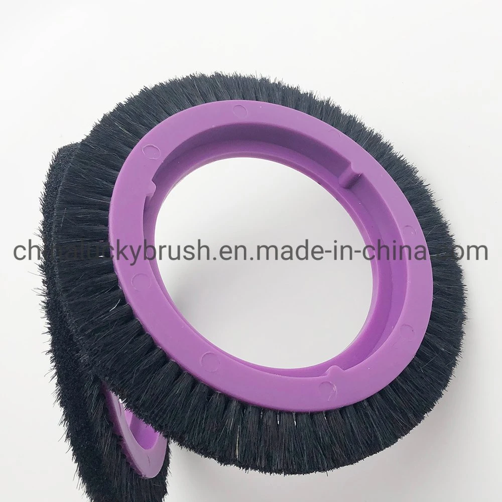 Black Bristle Textile Brush for Bruckner Small Machine (YY-948)