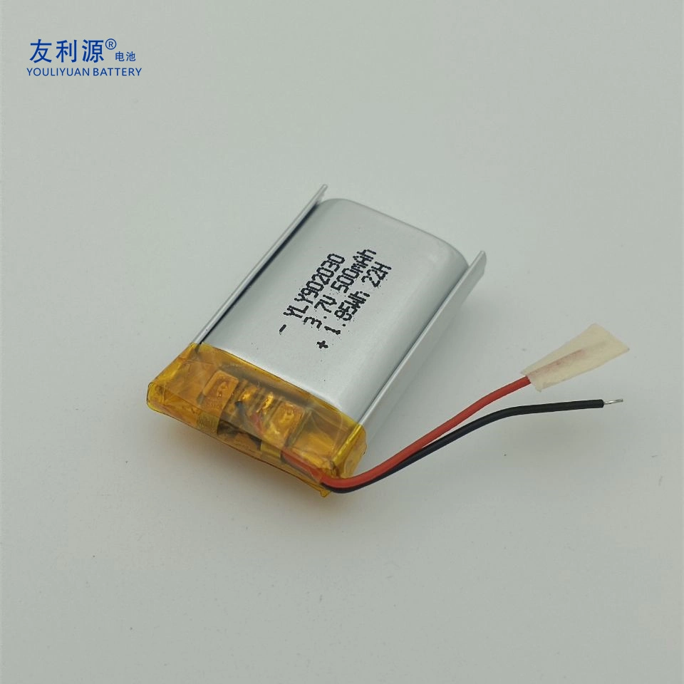 Original Factory Liion Lipo Battery CE RoHS Un38.3 MSDS 902030 3.7V 500mAh Rechargeable 1.85wh Polymer Battery for POS/Car Key