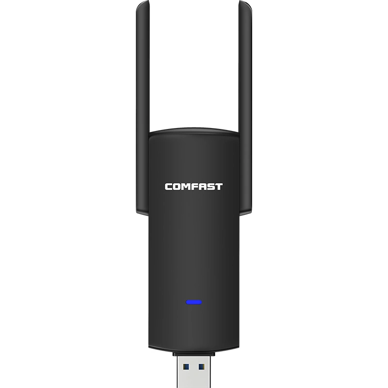 Rtl8812largo rango WiFi Chip bu Tarjeta de red WiFi USB 3.0 dongle inalámbrico de alta potencia con la antena