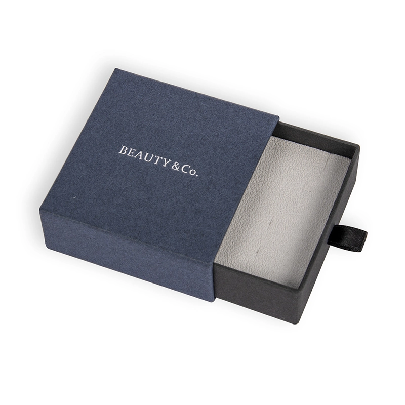Custom Luxury Hard Cardboard Square Jewelry Ring Necklace Paper Packaging Box Small Gift Decoration Gift Box