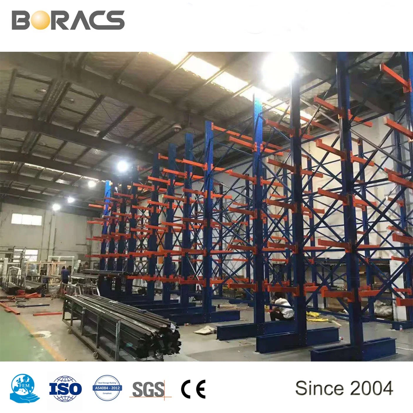 Fabricant OEM de rack de l'entrepôt de stockage du tuyau de la pendaison de crémaillère faisceau Heavy Duty rayonnage Rack cantilever