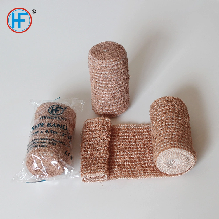 Best Selling Factory Medical Supply Wound Dressing Skin Color Elastic Crepe Bandage