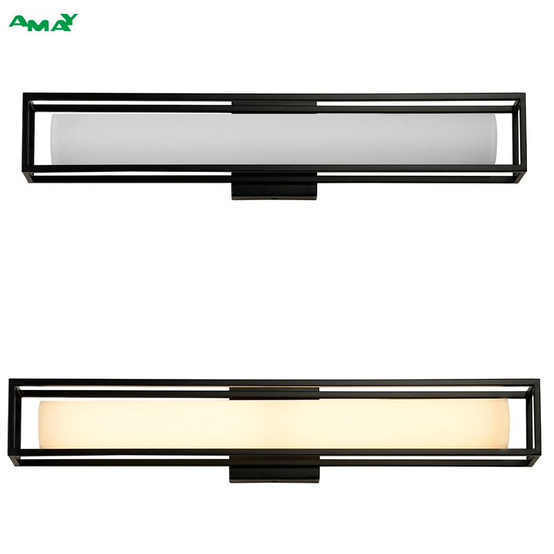 Moderna lámpara LED Interior pared atenuable Sconce para dormitorio Cuarto de baño