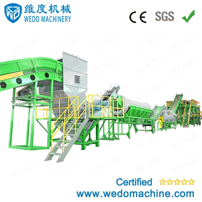 Wedo Machinery Industrial Development Intelligent System Cleaning Equipment Pet Plastic Bottle Recycling Machine