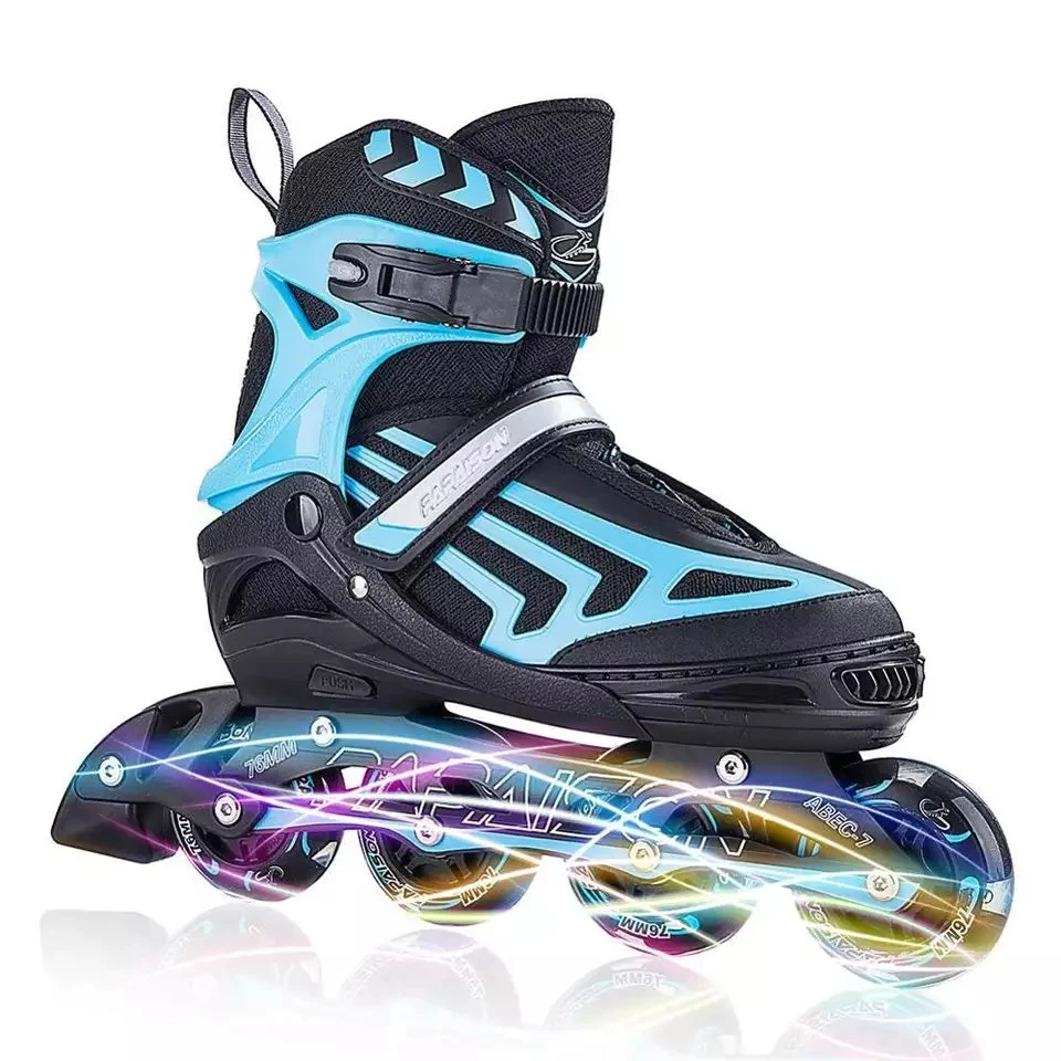 Roller Cream Austavel-Base Aluminum ABEC-74 LED Skates