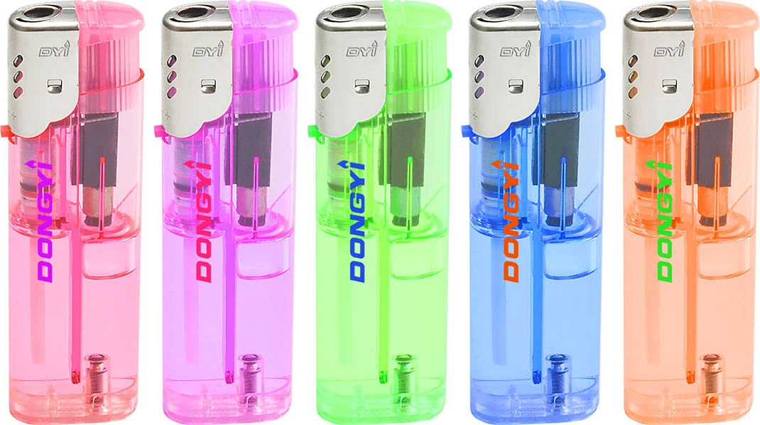 High quality/High cost performance  Torch Flame Windproof Plastic Butane Gas Lighter