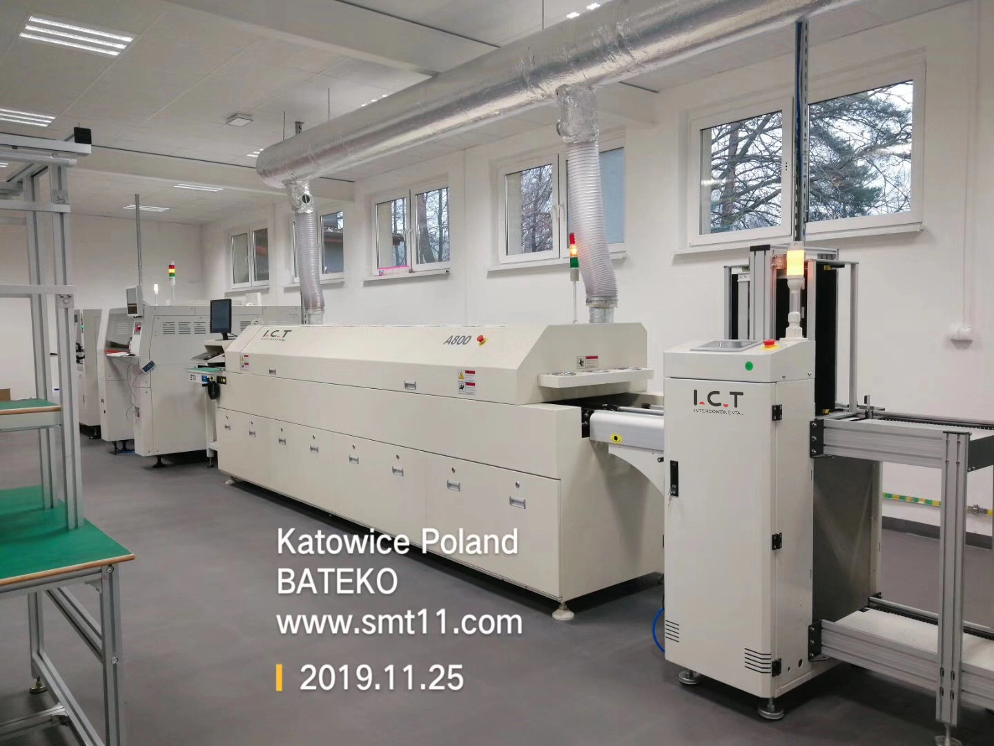 High Temperature Solder Reflow Oven for PCB Assembly Line