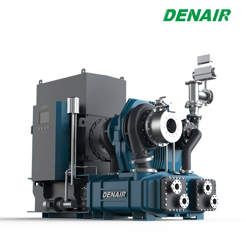 Multietapa DENAIR libres de aceite centrífugo compresor turbo compresor de aire con precio asequible.