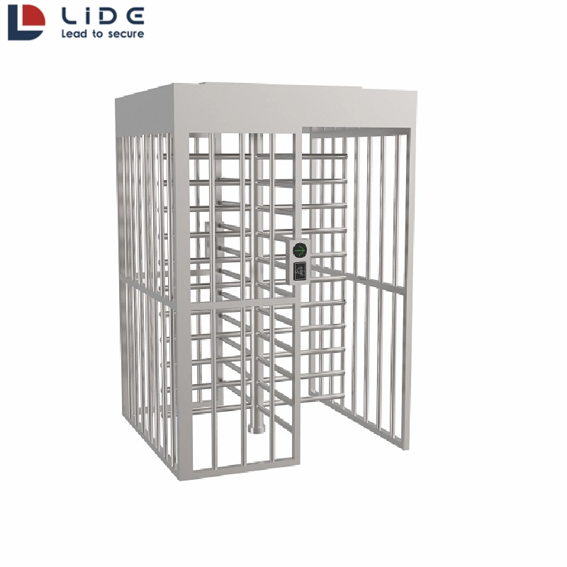 Full Height Turnstile Barrier Gate with Access Control System for Construction Site