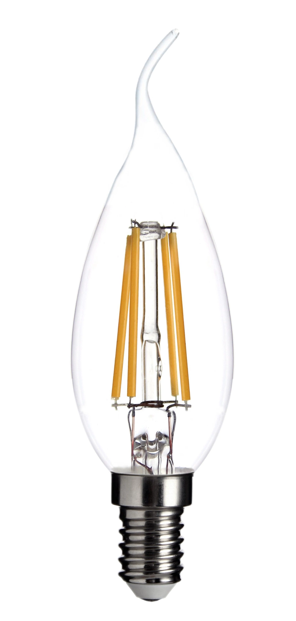 LED Filament Bulb Lamp 7W Glass C35L COB LED Light Candle Lamp Amber Clear Glass Edison Bulb E14 Classic Lamp Decoration Lamp
